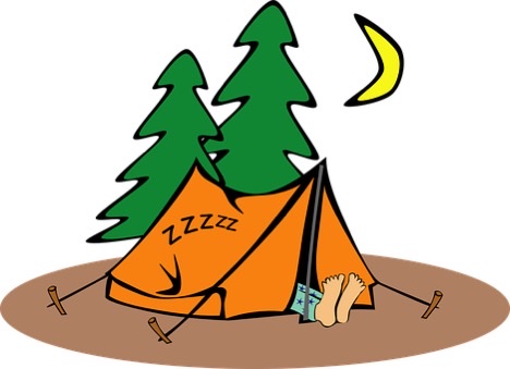 Camping im Dojo